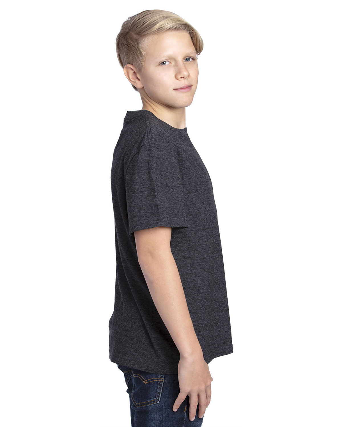 Threadfast Apparel 602A Youth Triblend T-Shirt view 3