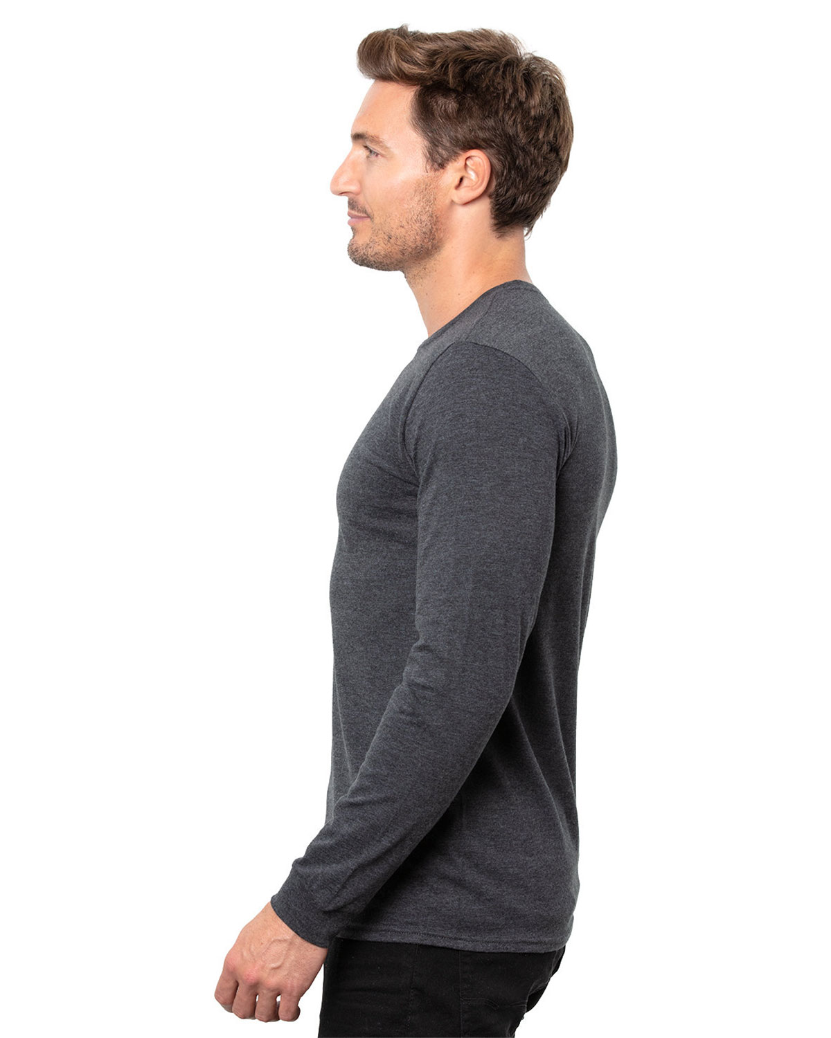 Threadfast Apparel T3001 Unisex Epic CVC Long Sleeve T-Shirt view 3