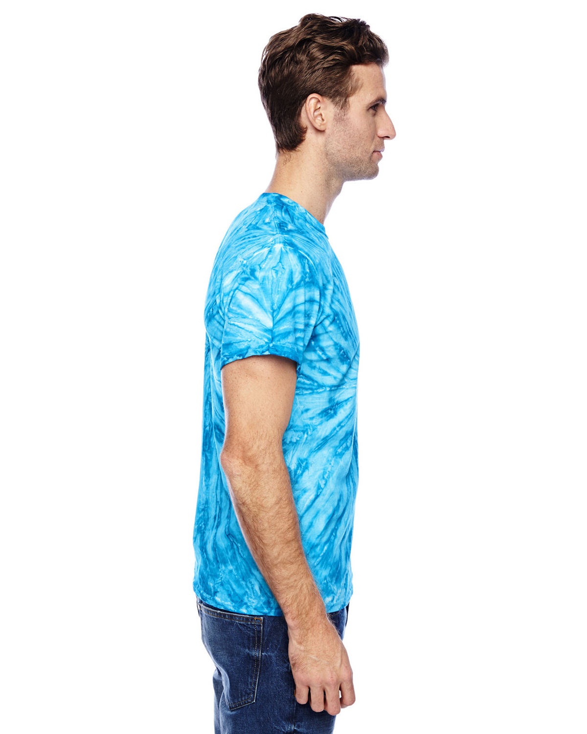 Tie-Dye CD110 Men 5.4 Oz. 100% Cotton Twist D T-Shirt view 3
