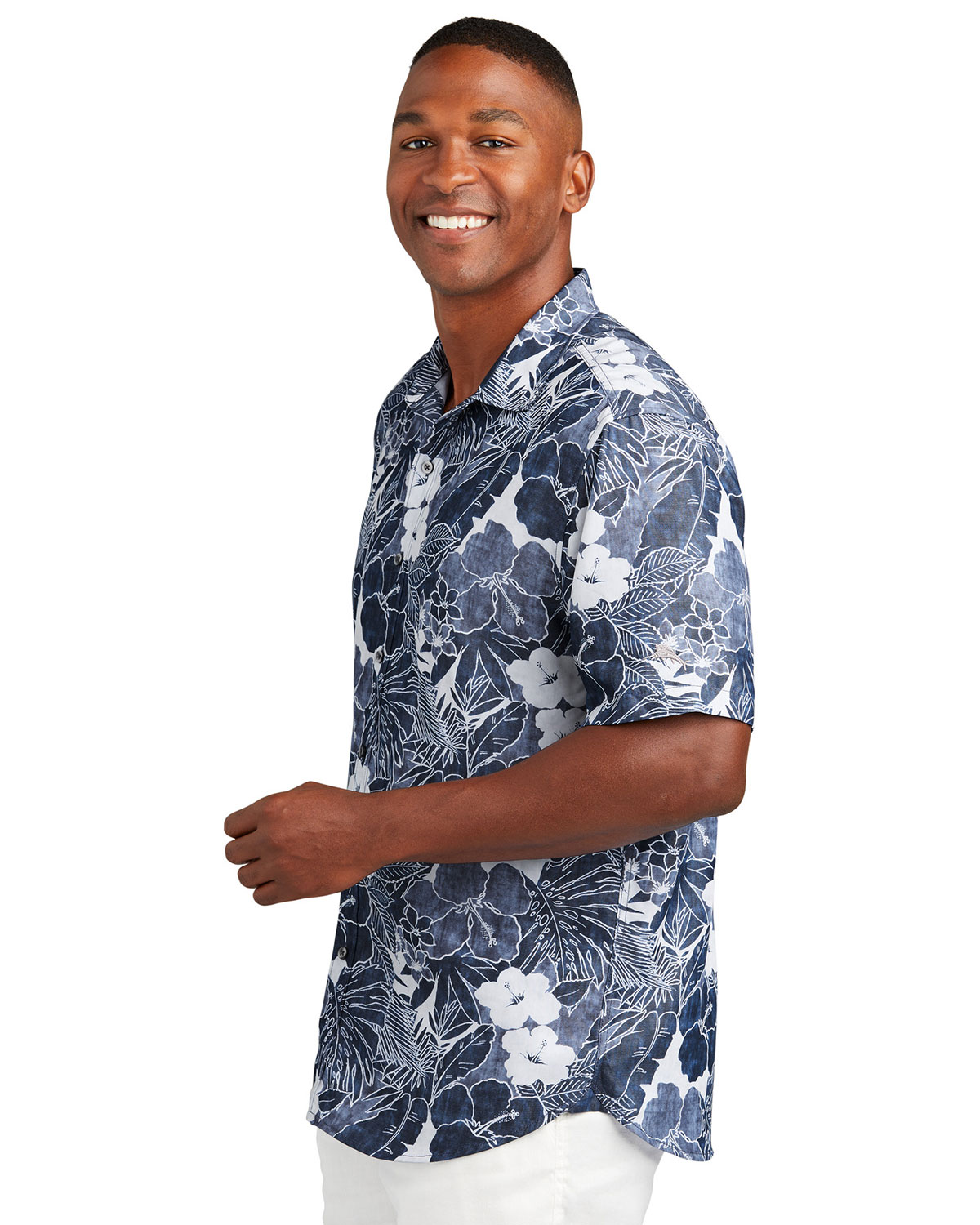Tommy Bahama ST325929TB Coconut Point Playa Flora Short Sleeve Shirt view 3