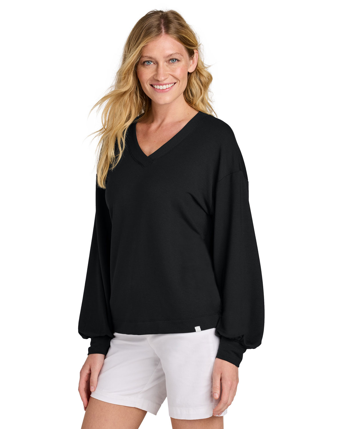 TravisMathew TM1LD009 Women's Long Weekend V-Neck view 3