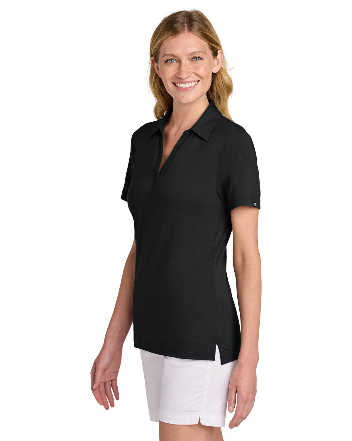 TravisMathew TM1LF071 Women's Glenview Solid Polo view 3