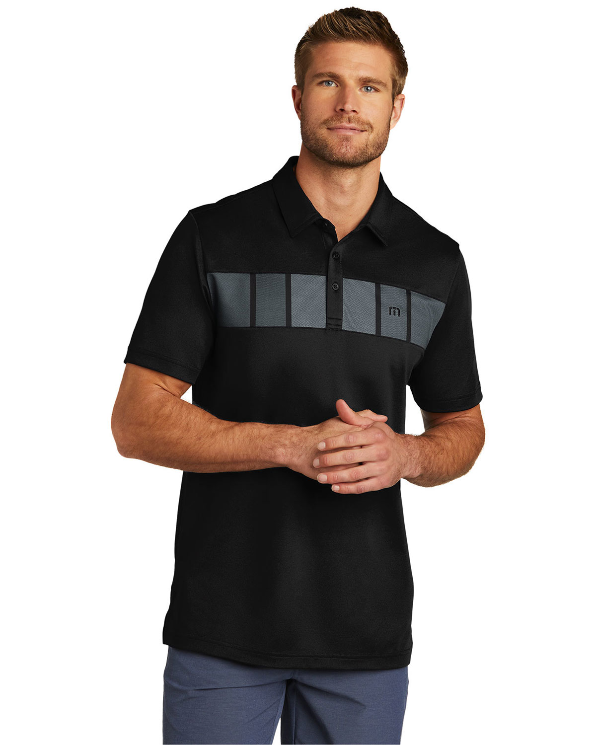 TravisMathew TM1MU416 Cabana Chest Stripe Polo