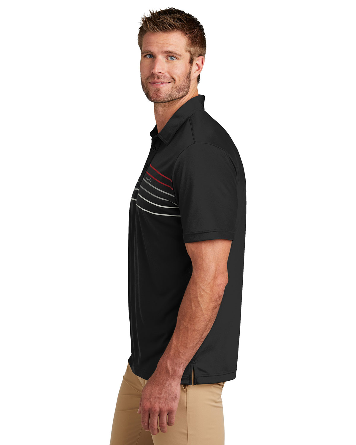 TravisMathew TM1MY400 Coto Performance Chest Stripe Polo view 3