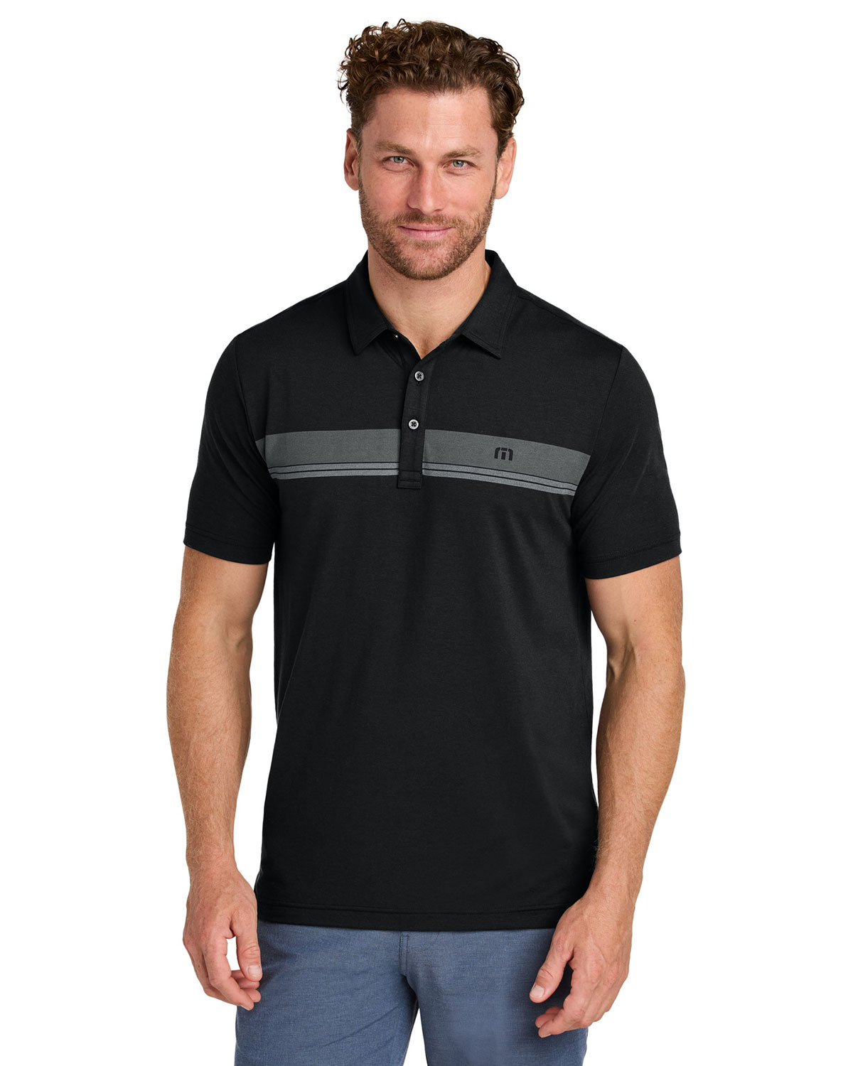 TravisMathew TMA41462 Glenview Stripe Polo