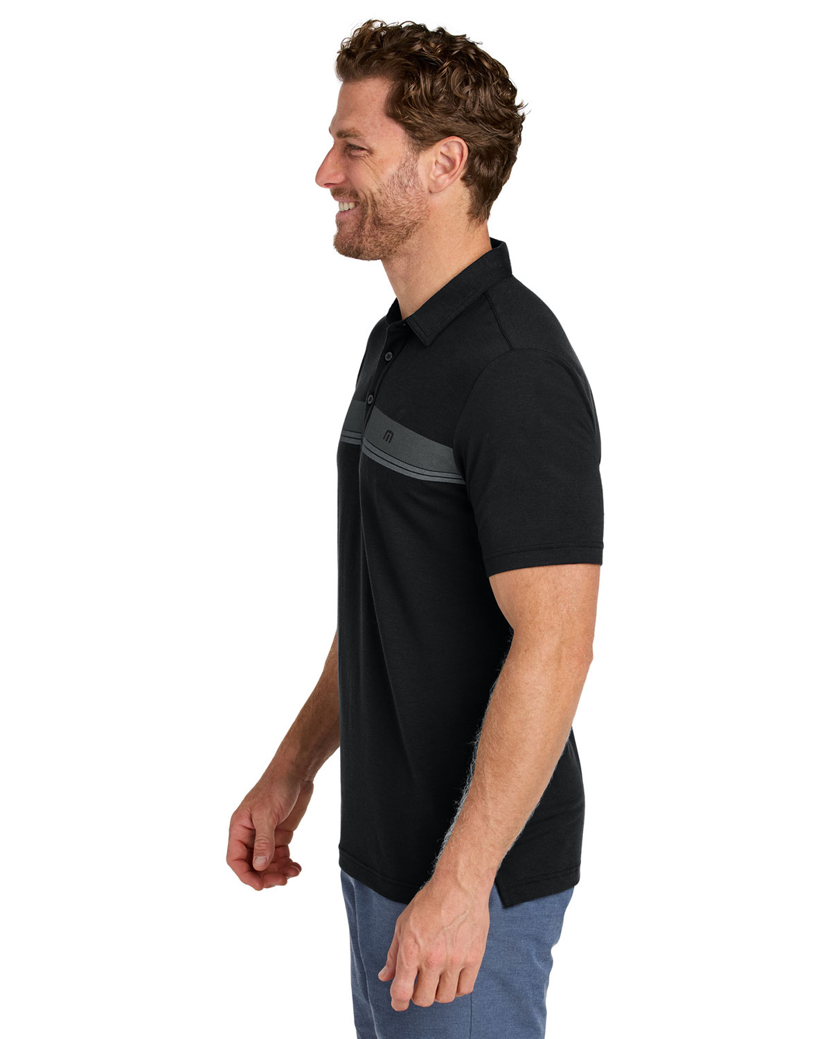 TravisMathew TMA41462 Glenview Stripe Polo view 3