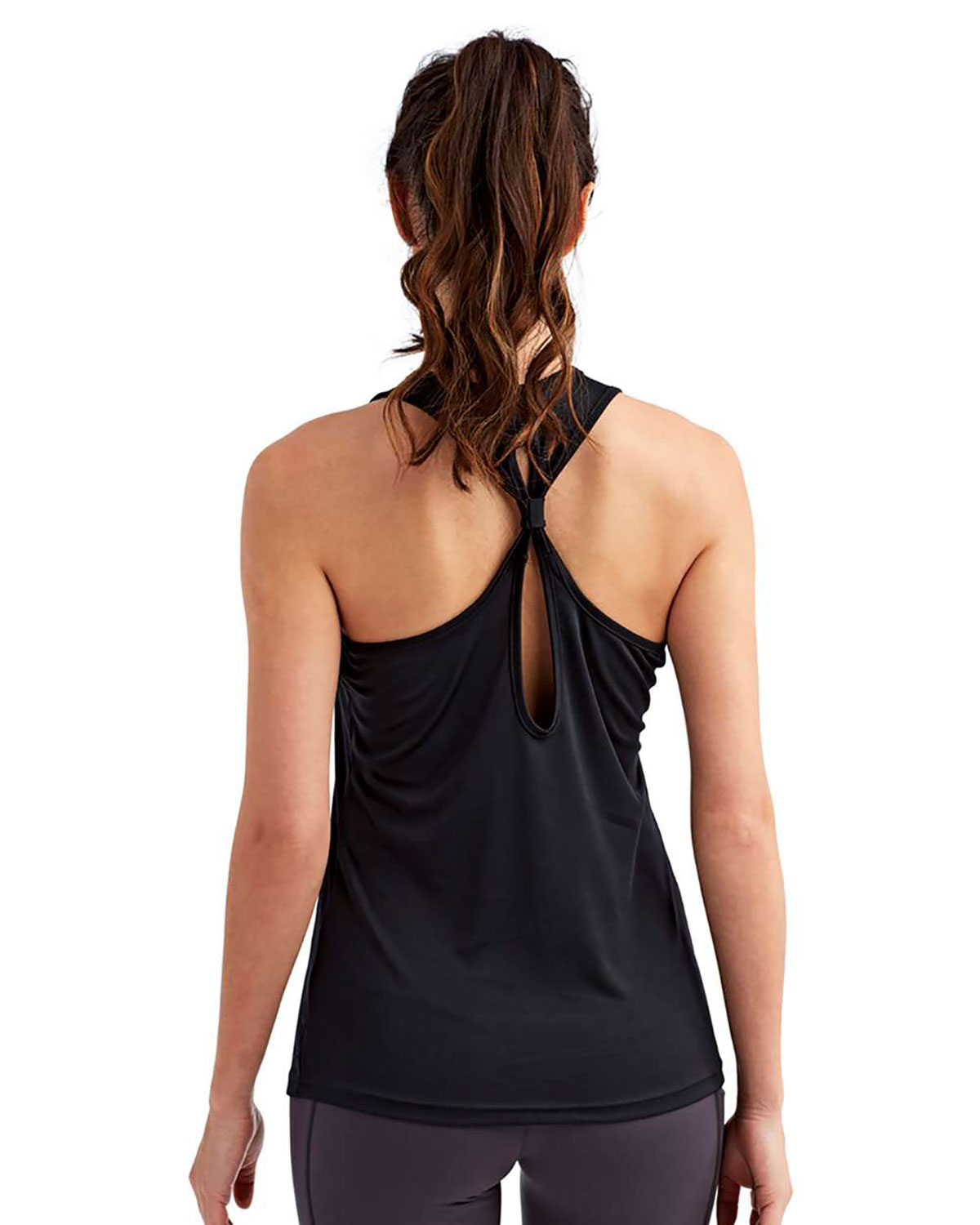 TriDri TD042 Women's Knot Back Venus Tank Top view 2