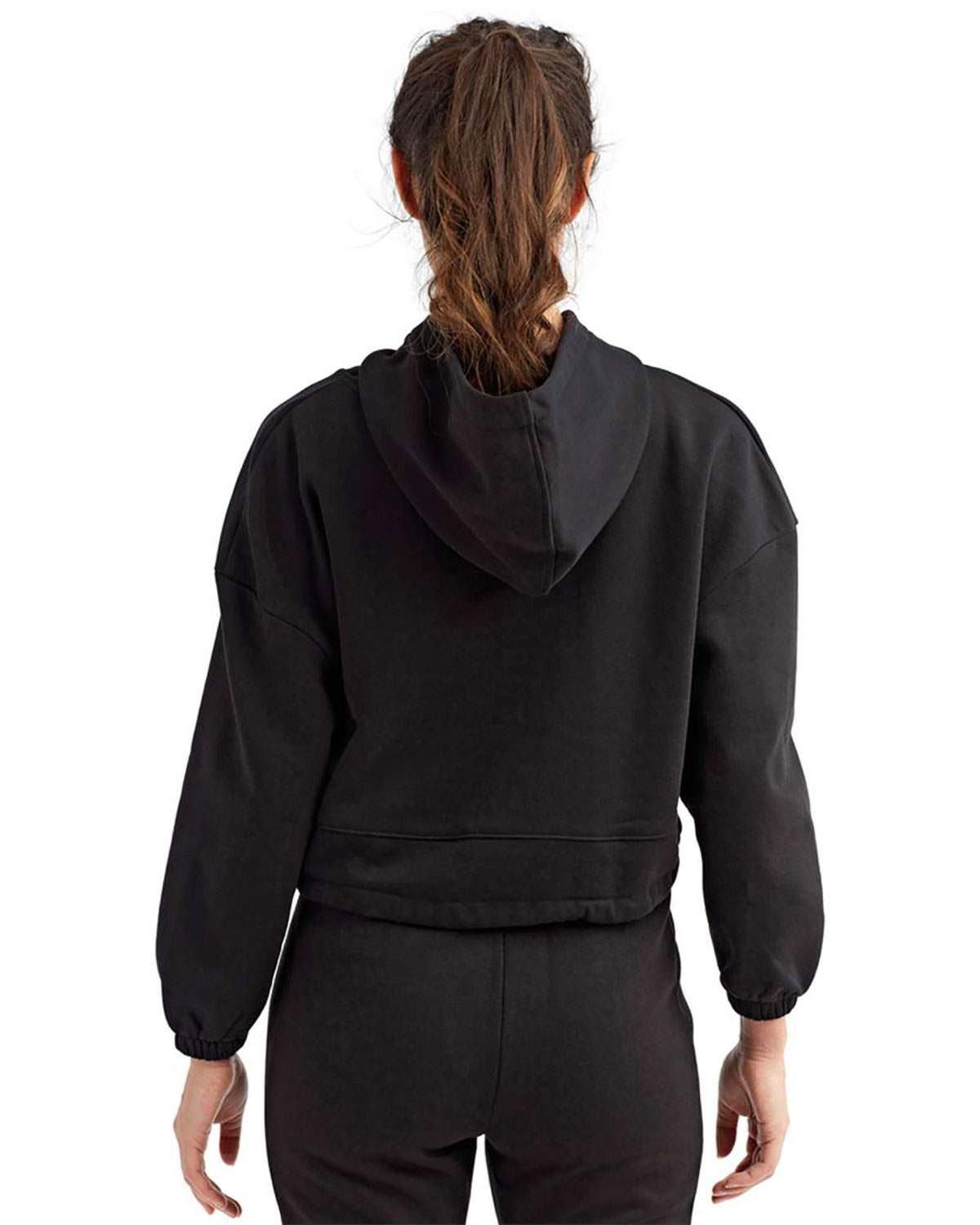 TriDri TD085 Women's Cropped Maria Hooded Sweatshirt view 2