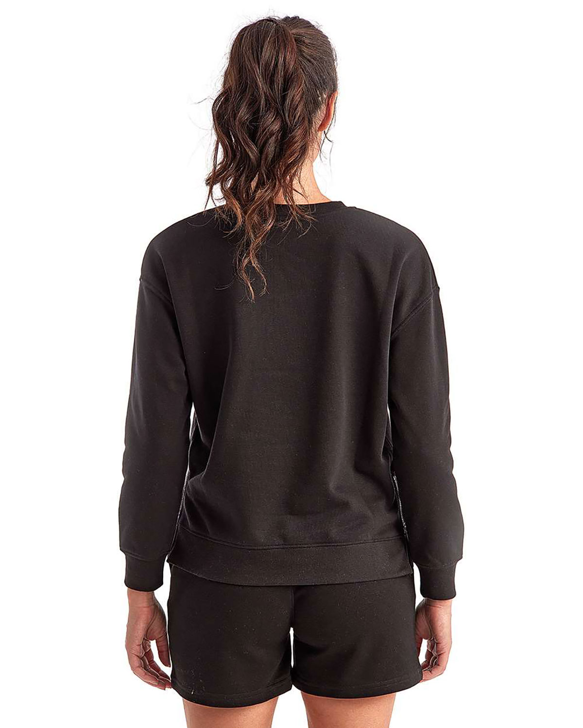 TriDri TD600 Women's Billie Side-Zip Crewneck Sweatshirt view 2