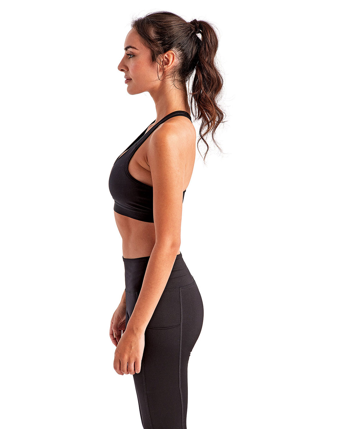 TriDri TD920 Women's Medium Impact Sports Bra view 3