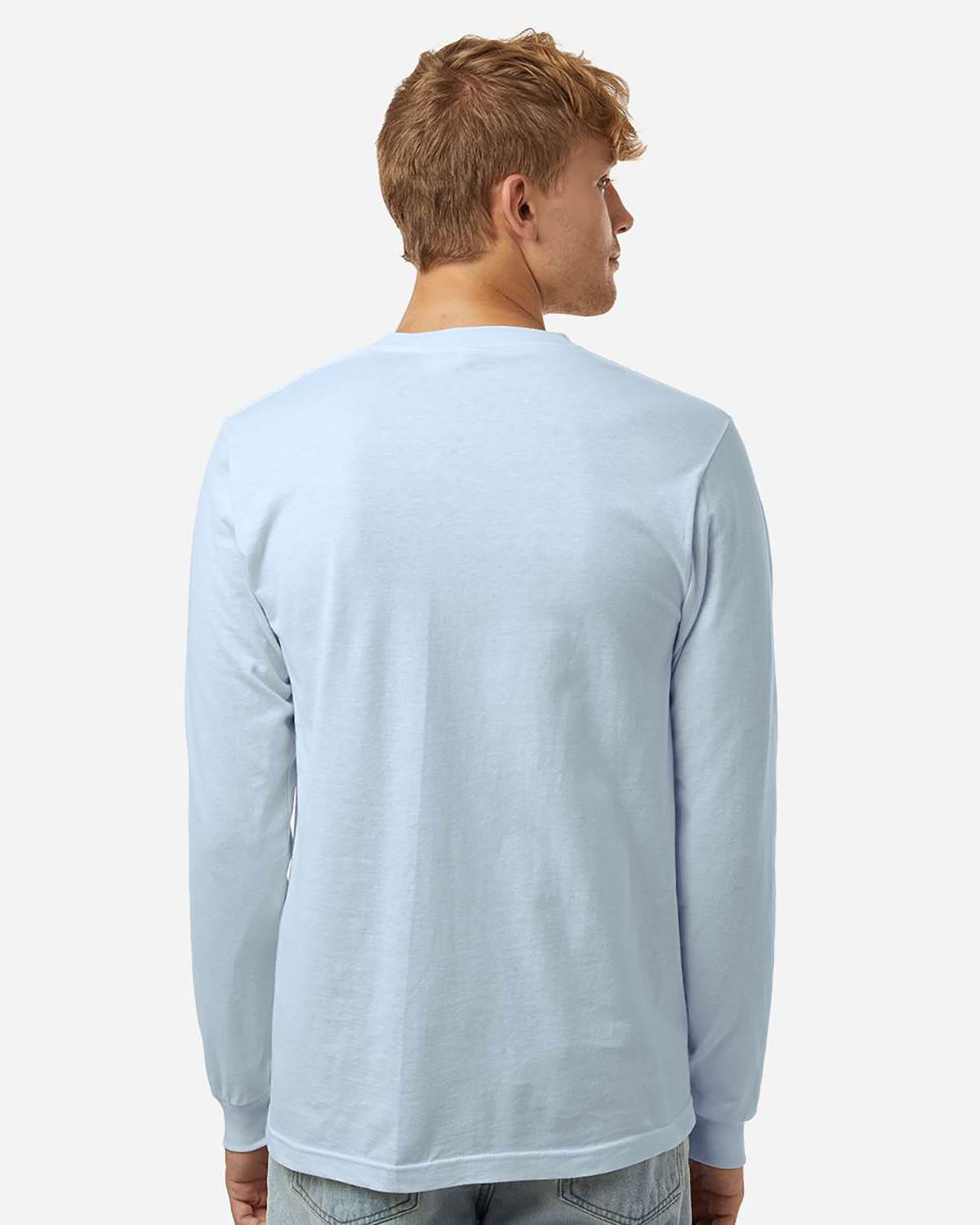 Tultex 202LS Unisex Fine Jersey Long Sleeve T-Shirt view 2