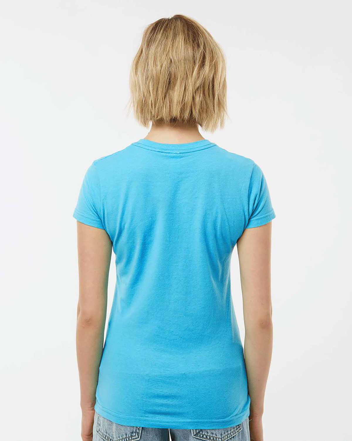 Tultex 213 Women's Fine Jersey Slim Fit T-Shirt view 2