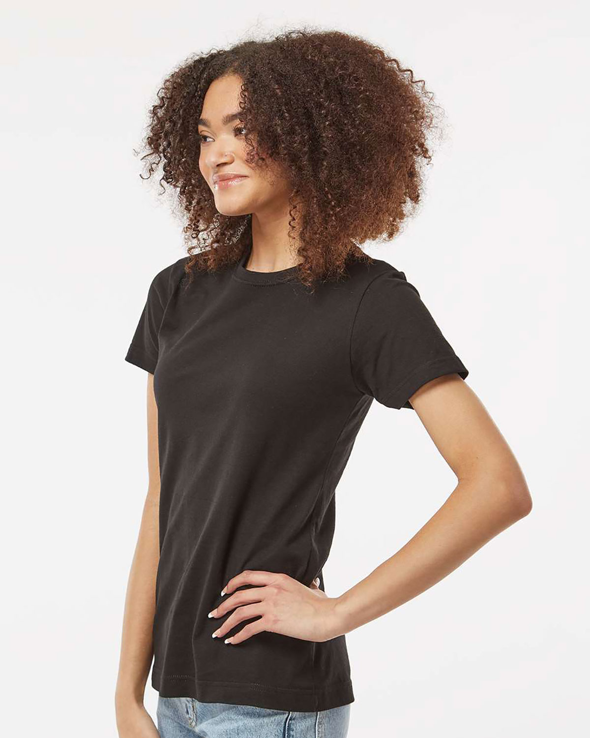 Tultex 216 Women's Fine Jersey Classic Fit T-Shirt view 3