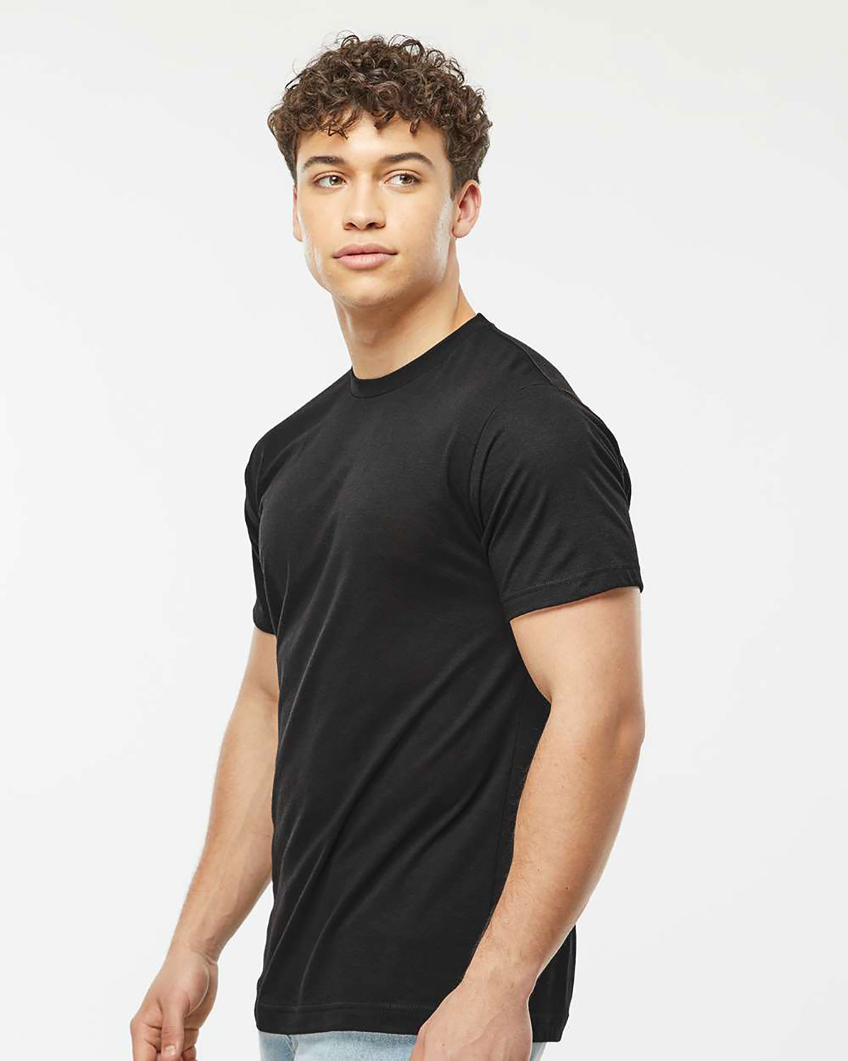 Tultex 241 Unisex Poly-Rich T-Shirt view 3
