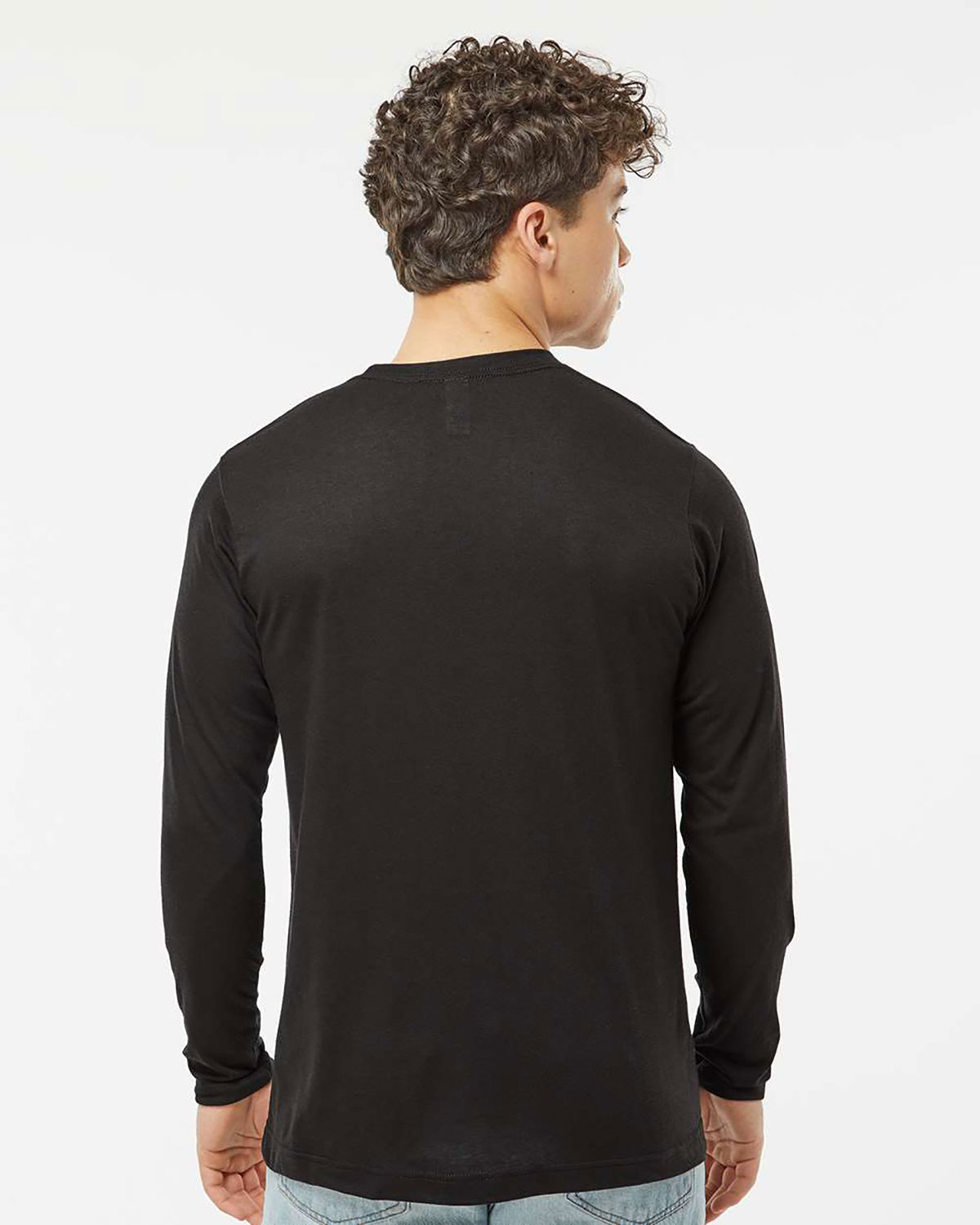 Tultex 242 Unisex Poly-Rich Long Sleeve T-Shirt view 2