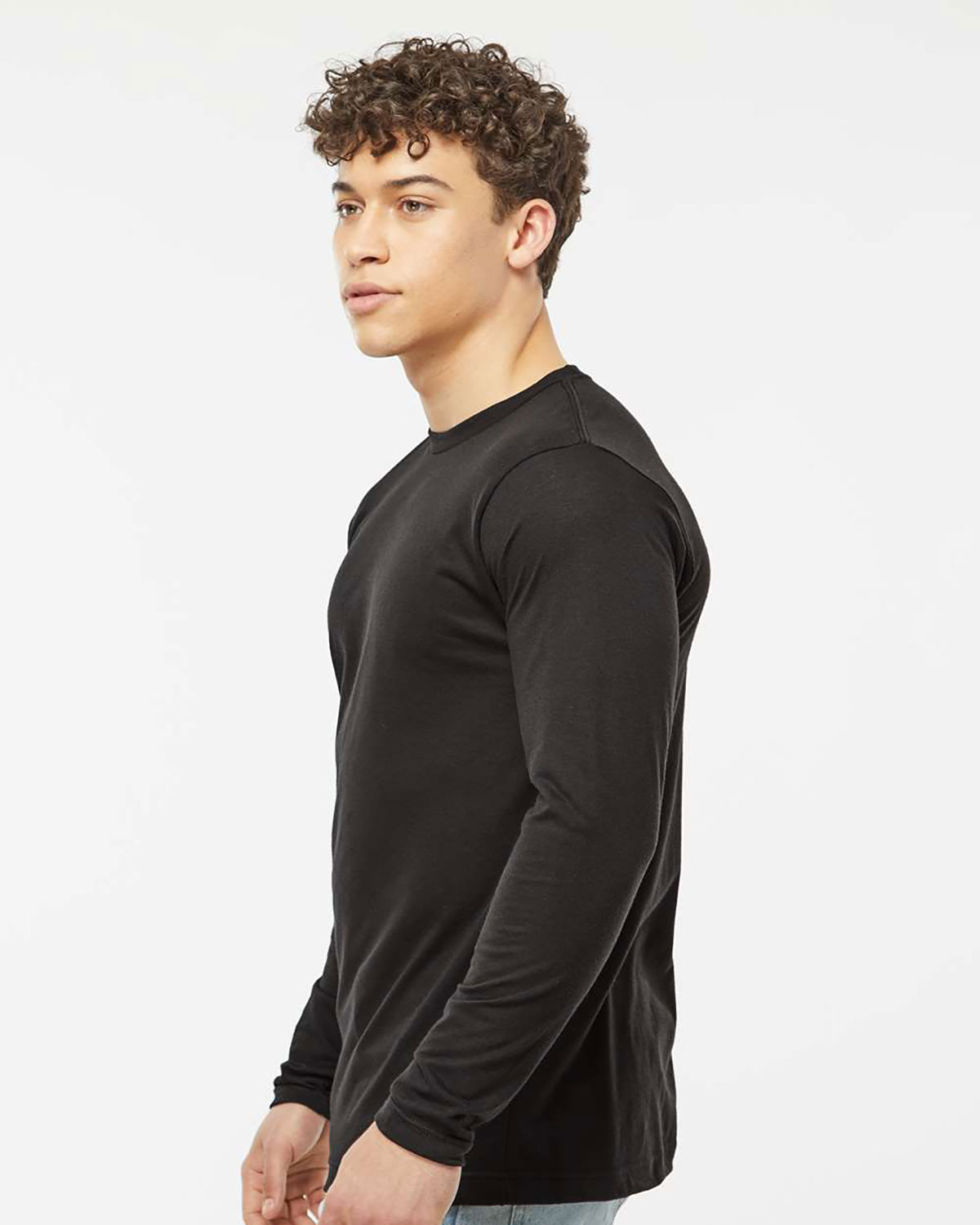 Tultex 242 Unisex Poly-Rich Long Sleeve T-Shirt view 3