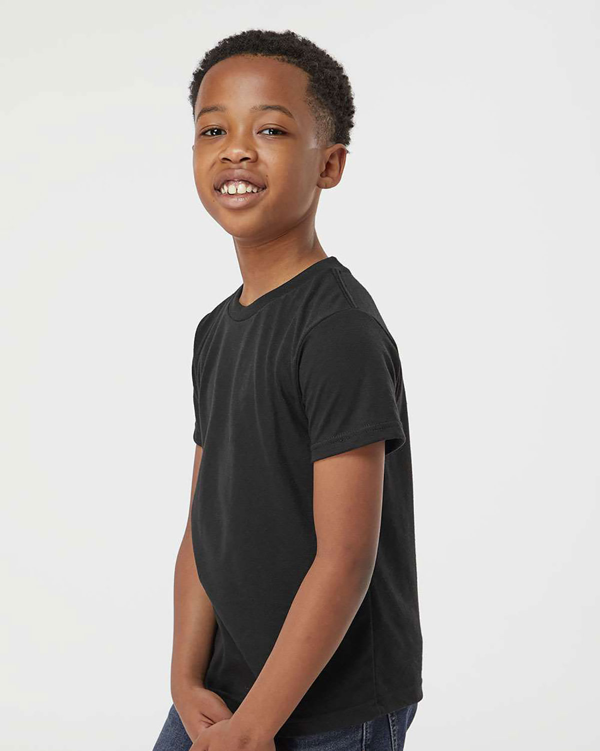 Tultex 265 Youth Poly-Rich T-Shirt view 3
