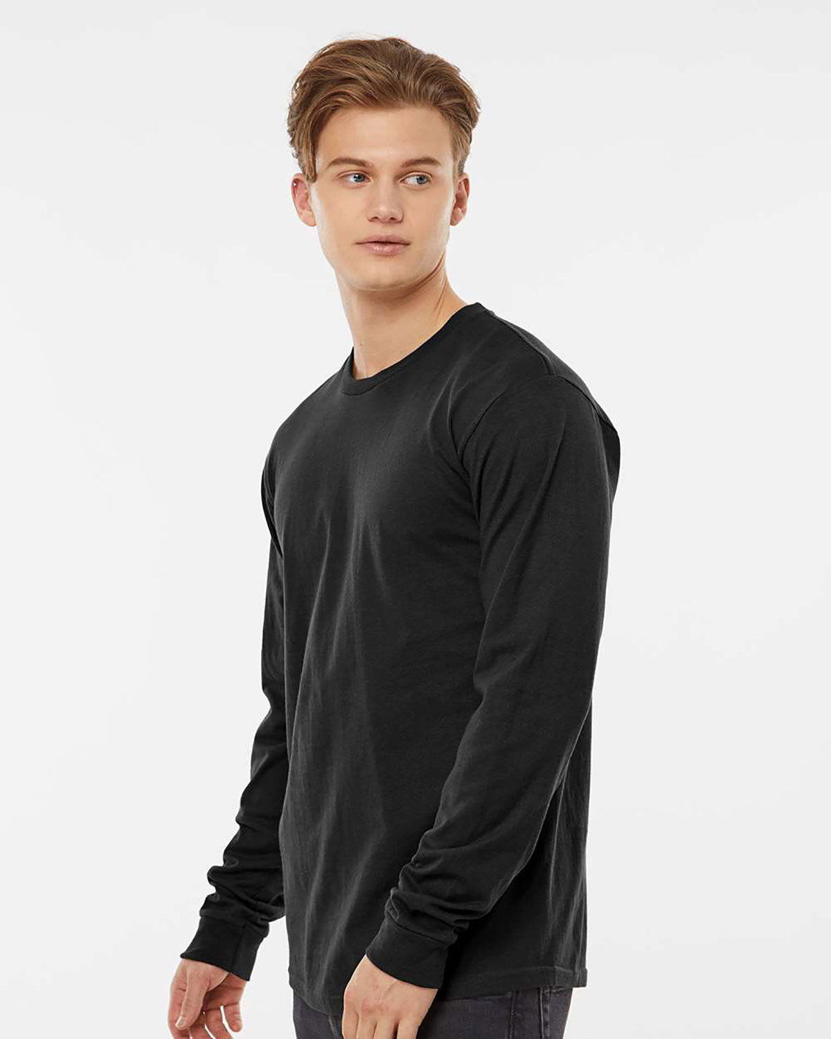 Tultex 291 Unisex Heavyweight Jersey Long Sleeve T-Shirt view 3
