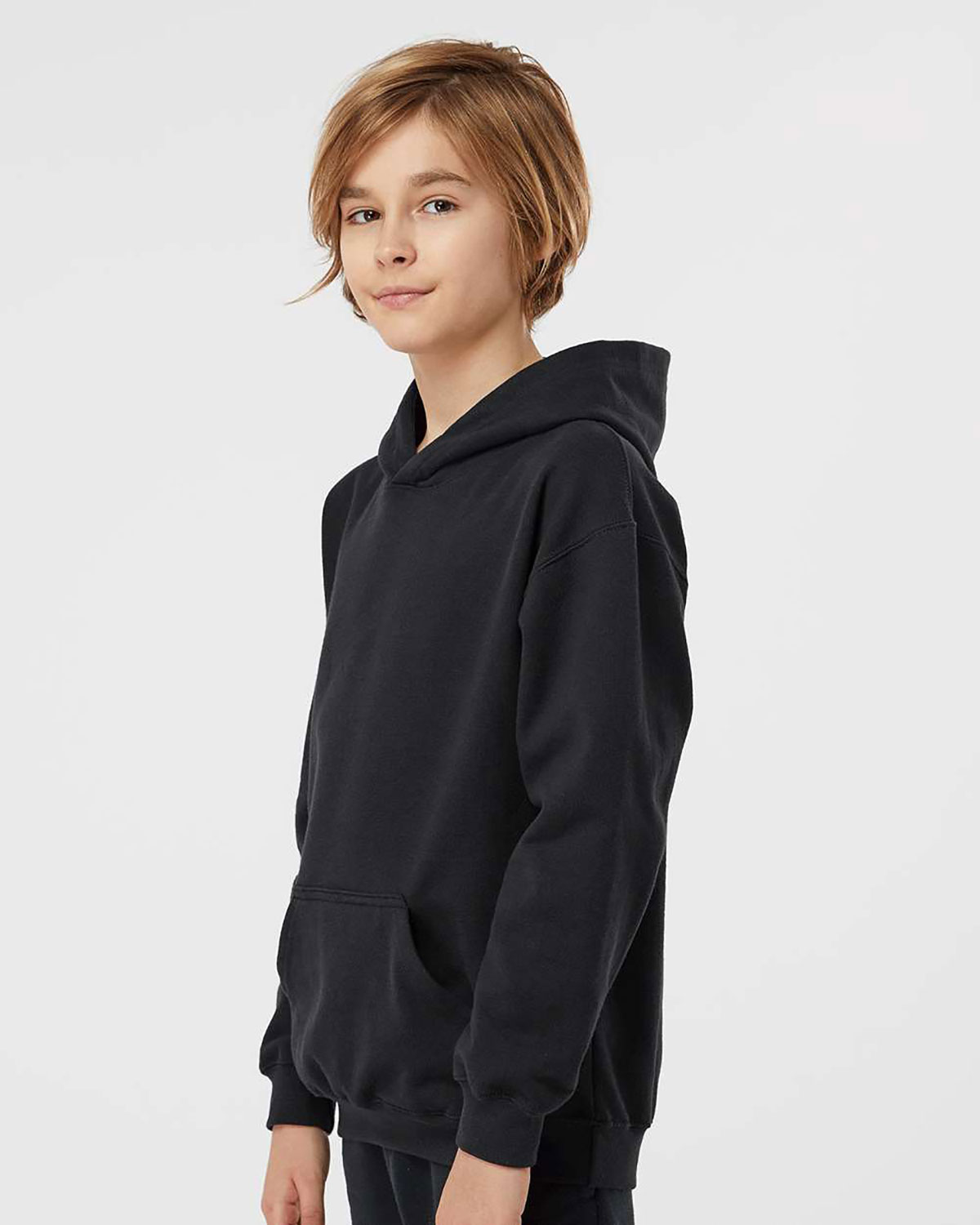 Tultex 320Y Youth Hooded Sweatshirt view 3