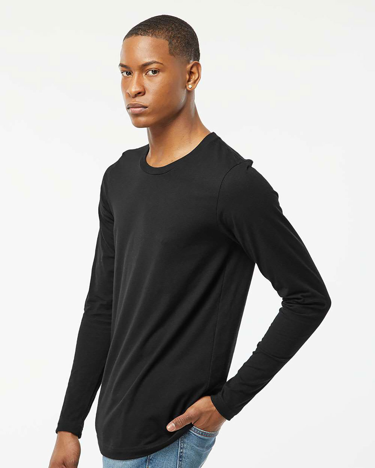 Tultex 591 Unisex Premium Cotton Long Sleeve T-Shirt view 3