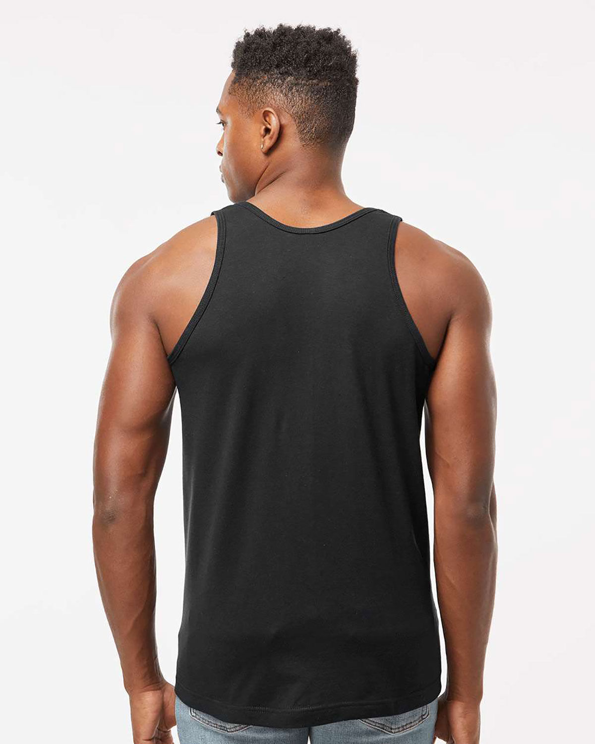 Tultex S105 Unisex Fine Jersey Tank Top view 2