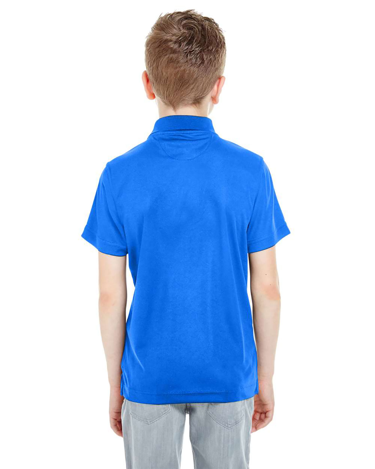 UltraClub 8210Y Youth Cool & Dry Mesh Piqu�Polo view 2