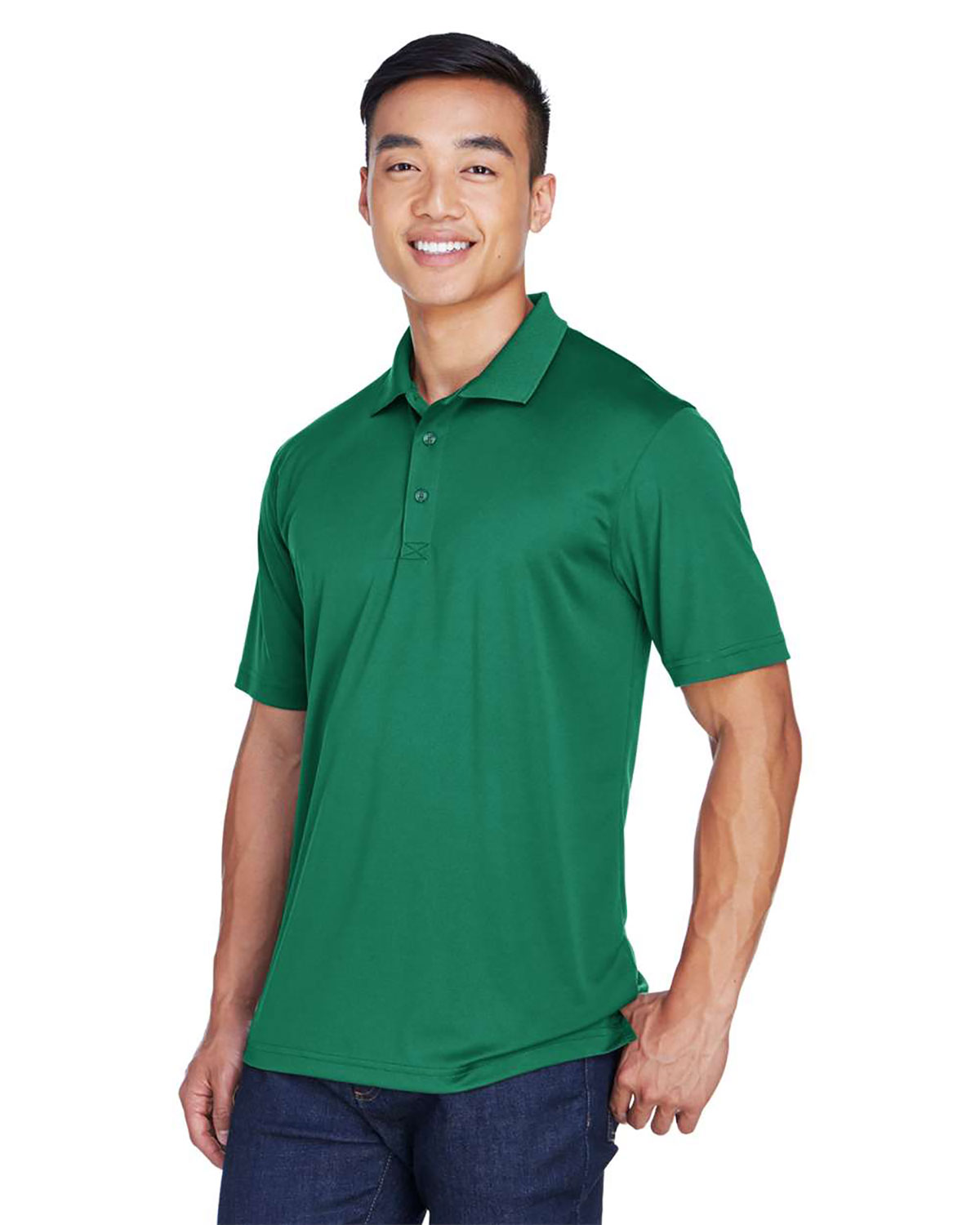 UltraClub 8405 Men's Cool & Dry Sport Polo view 3