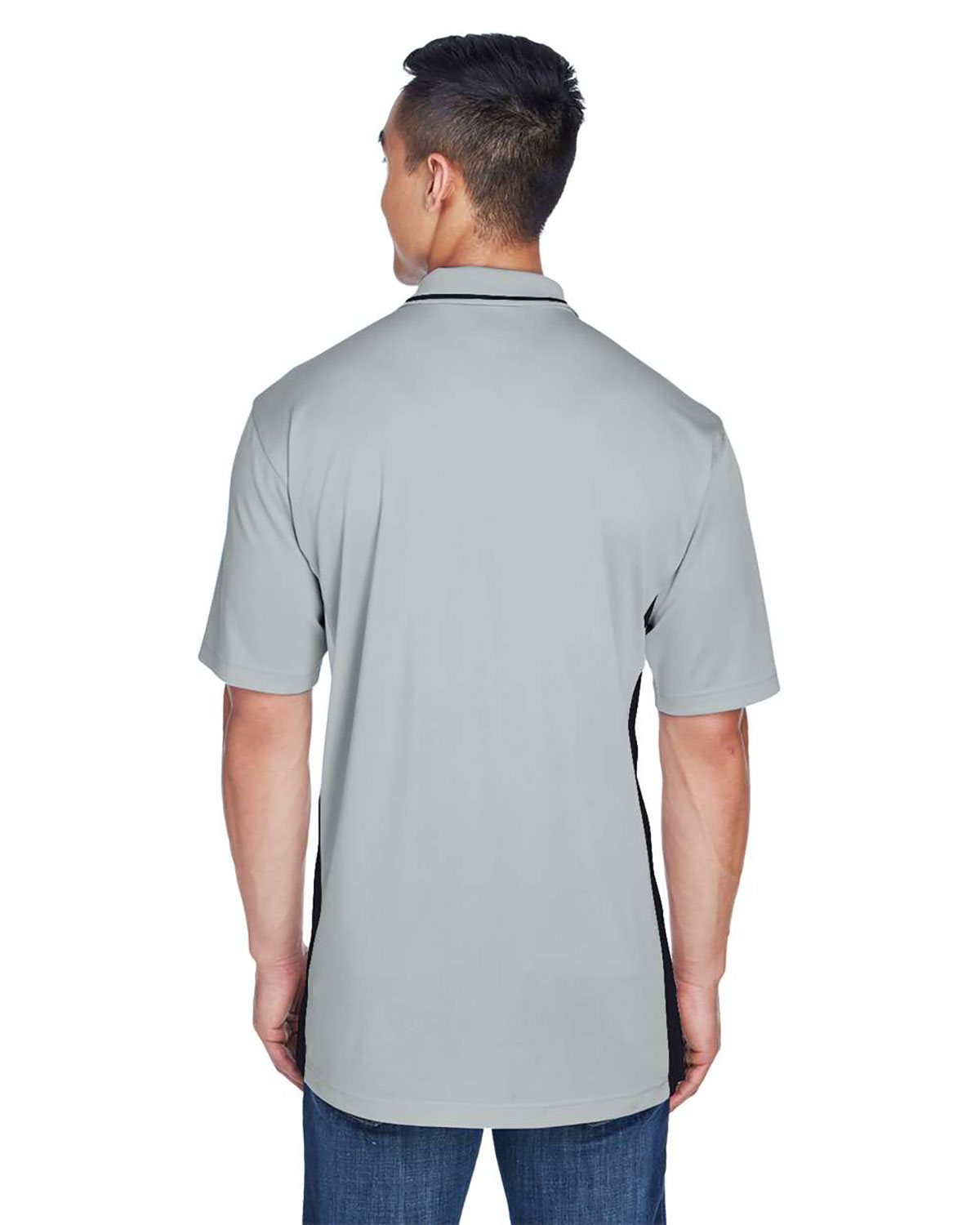 UltraClub 8406 Men's Cool & Dry Sport Two-Tone Polo view 2