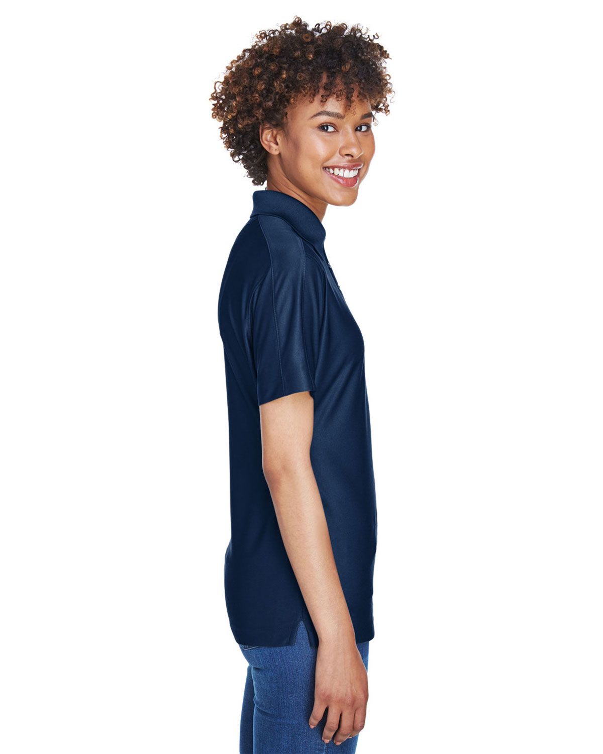 UltraClub 8414 Women's Cool & Dry Elite Performance Polo view 3