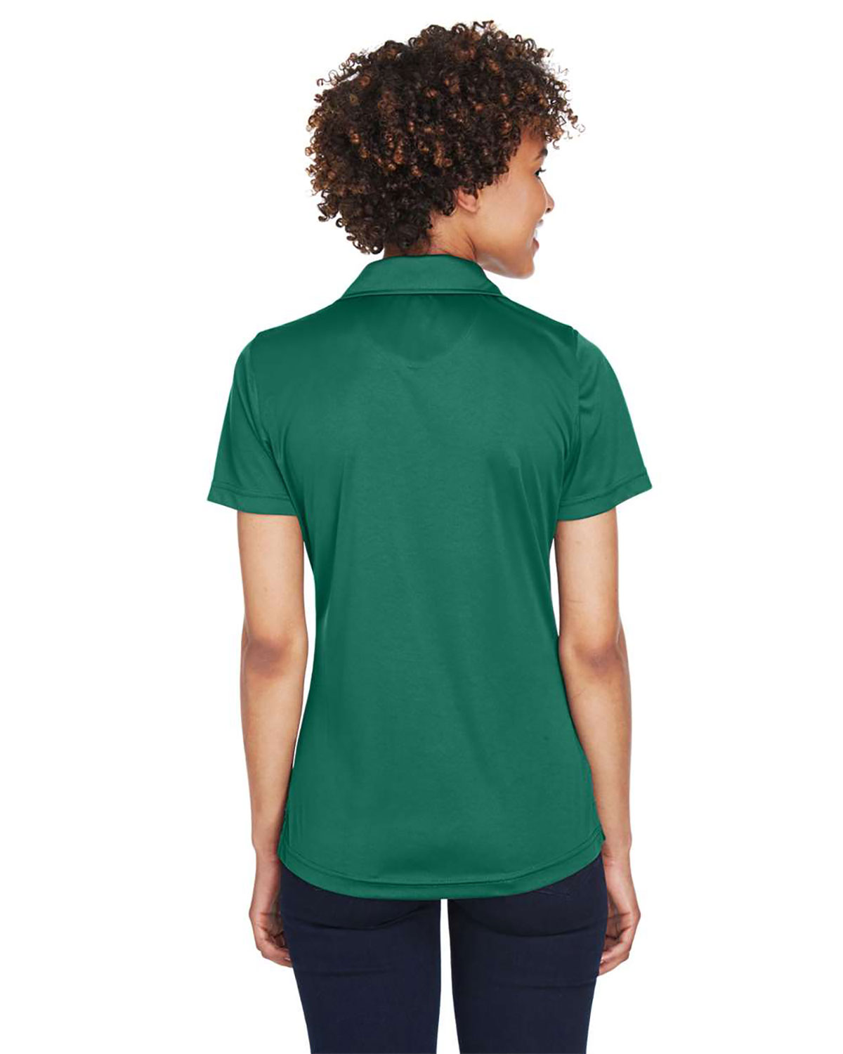 UltraClub 8425L Women's Cool & Dry Sport Performance Interlock Polo view 2