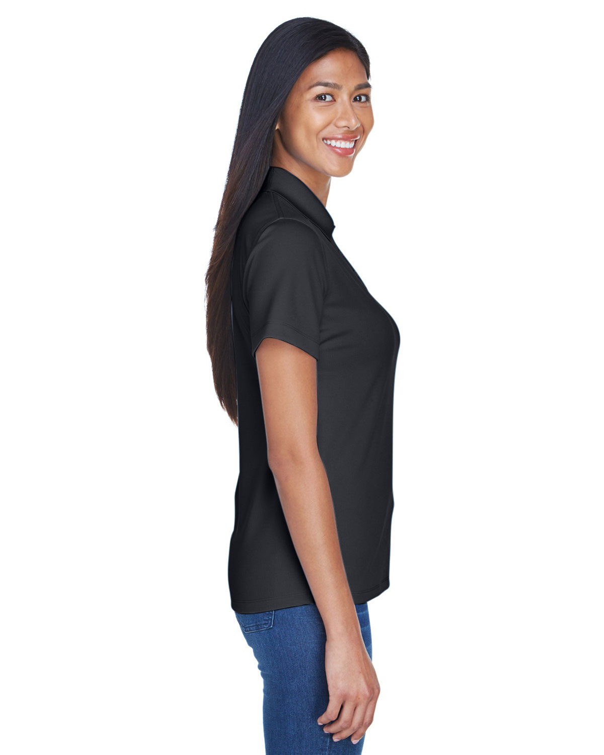 UltraClub 8445L Women's Cool & Dry Stain-Release Performance Polo view 3