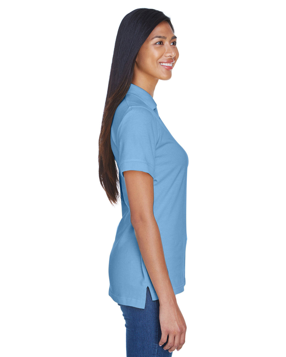 UltraClub 8530 Women's Classic Piqu� Polo view 3