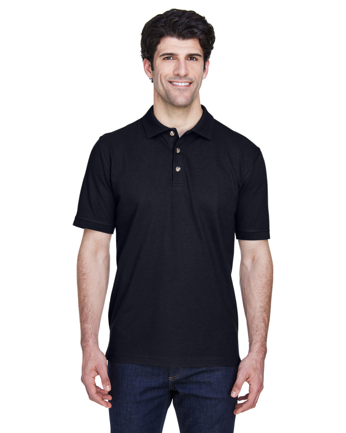 UltraClub 8535T Men Tall Classic Pique Polo | GotApparel.com