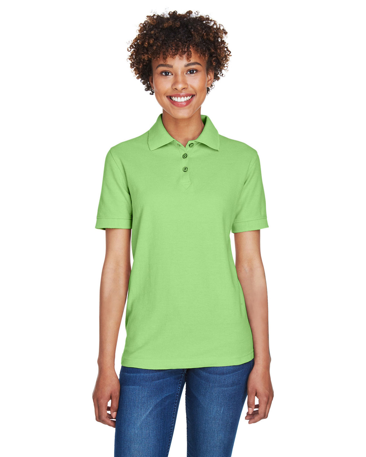 UltraClub 8541 Women's Whisper Pique Polo