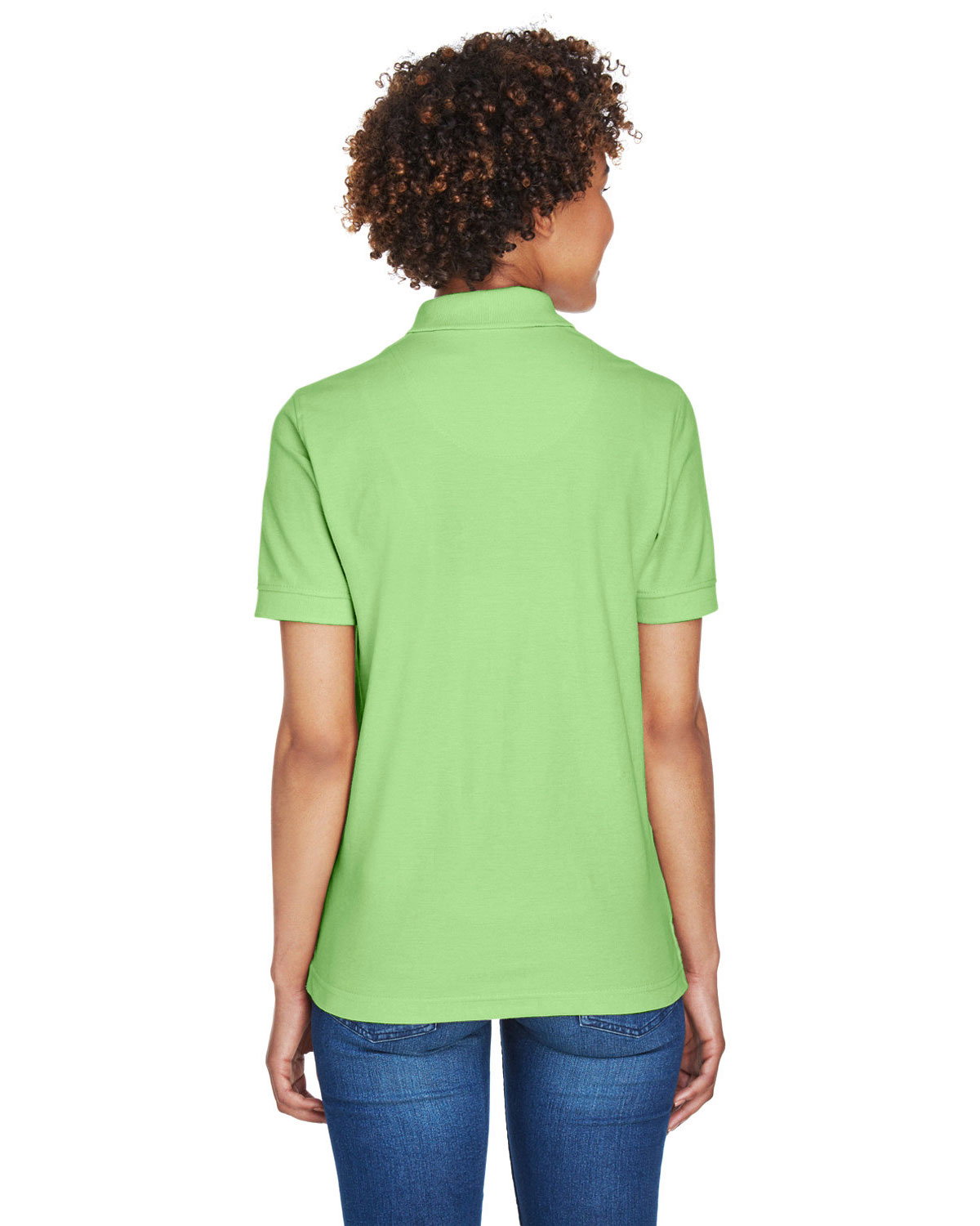 UltraClub 8541 Women's Whisper Pique Polo view 2