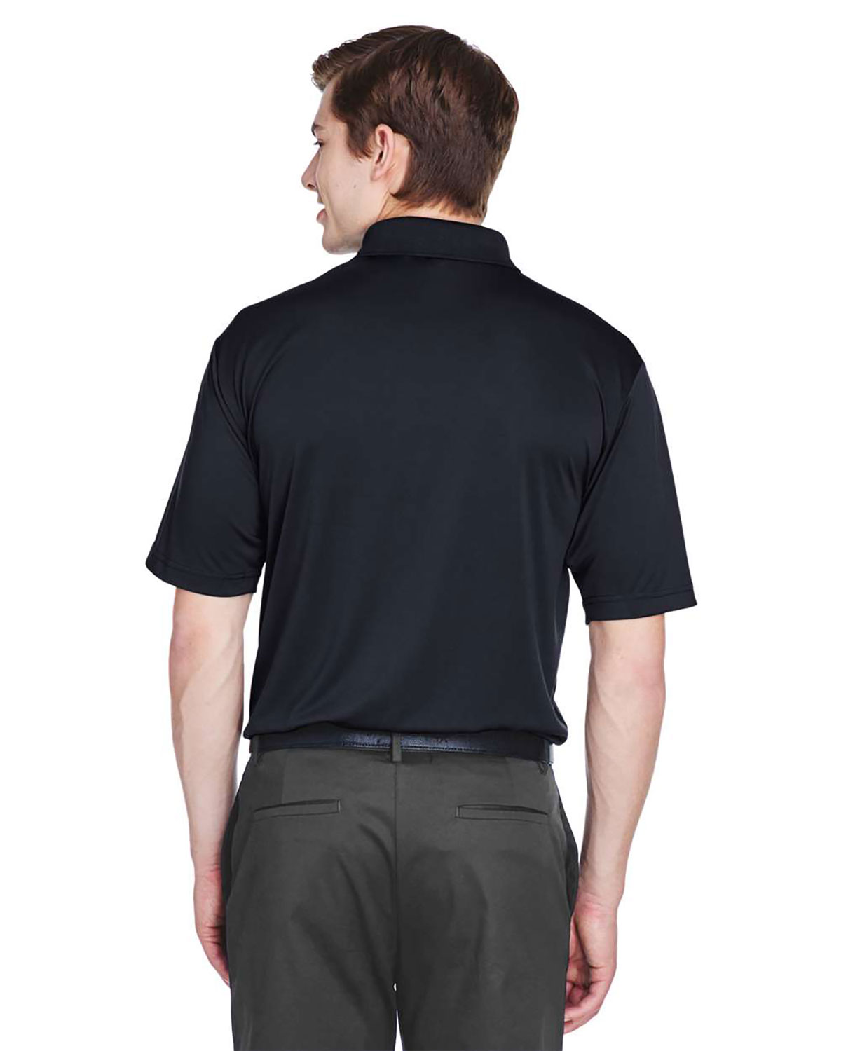 UltraClub 8610 Men's Cool & Dry 8-Star Elite Performance Interlock Polo view 2