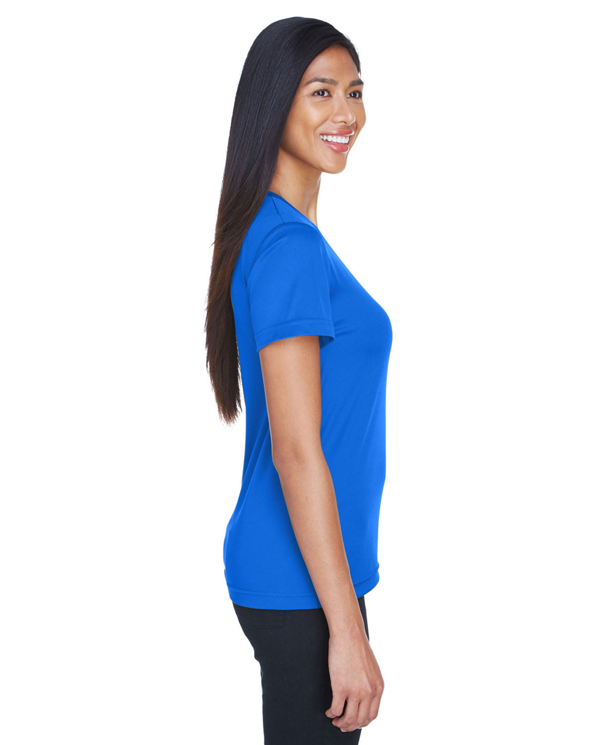 UltraClub 8620L Women's Cool and Dry Performance T-Shirt view 3