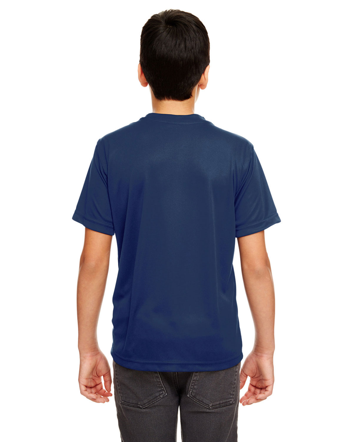 UltraClub 8620Y Youth Cool & Dry Basic Performance T-Shirt view 2