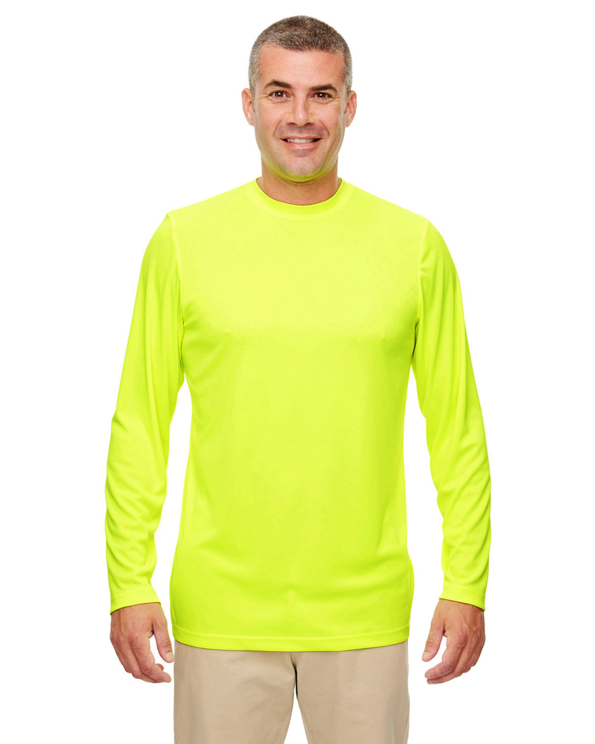 UltraClub 8622 Men's Cool & Dry Sport Performance Long Sleeve T-Shirt