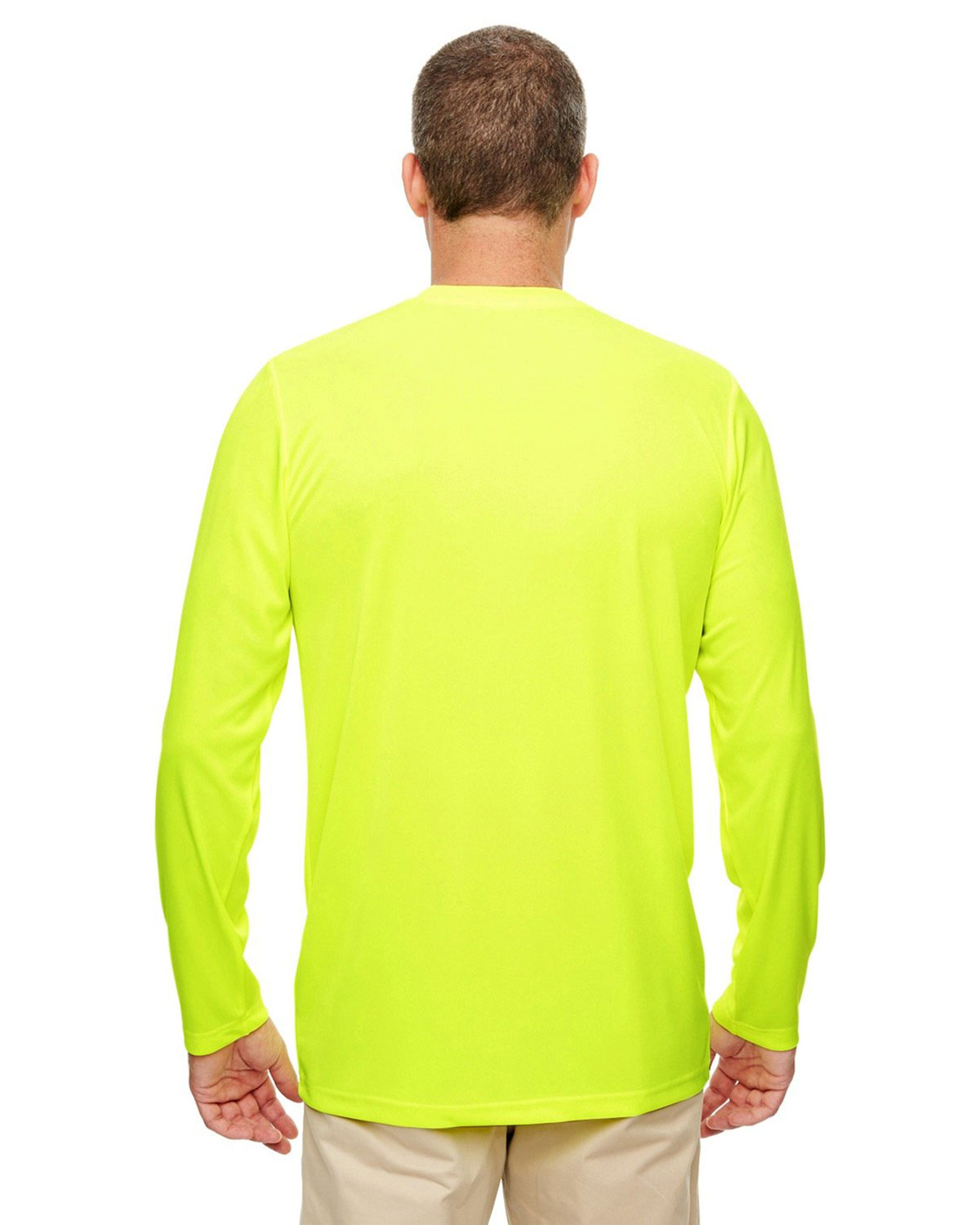 UltraClub 8622 Men's Cool & Dry Sport Performance Long Sleeve T-Shirt view 2