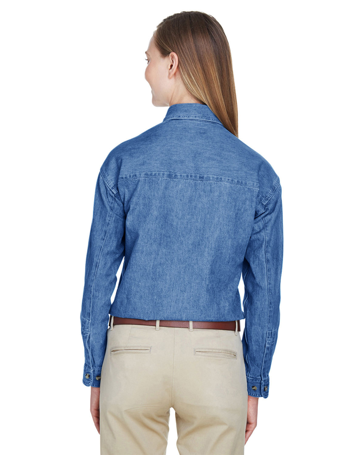 UltraClub 8966 Women's Cypress Denim view 2