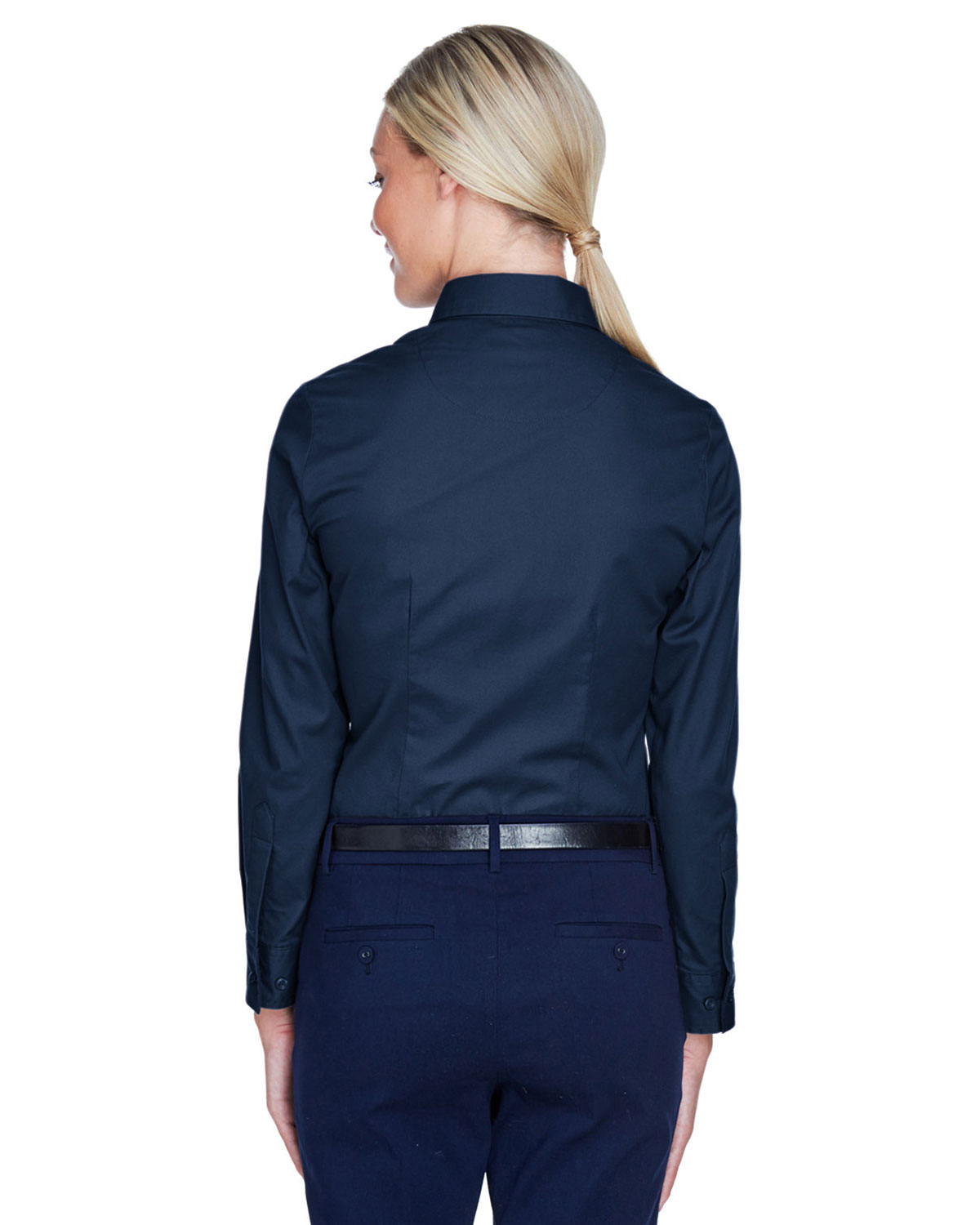 UltraClub 8976 Women's Whisper Twill Dress Shirt view 2