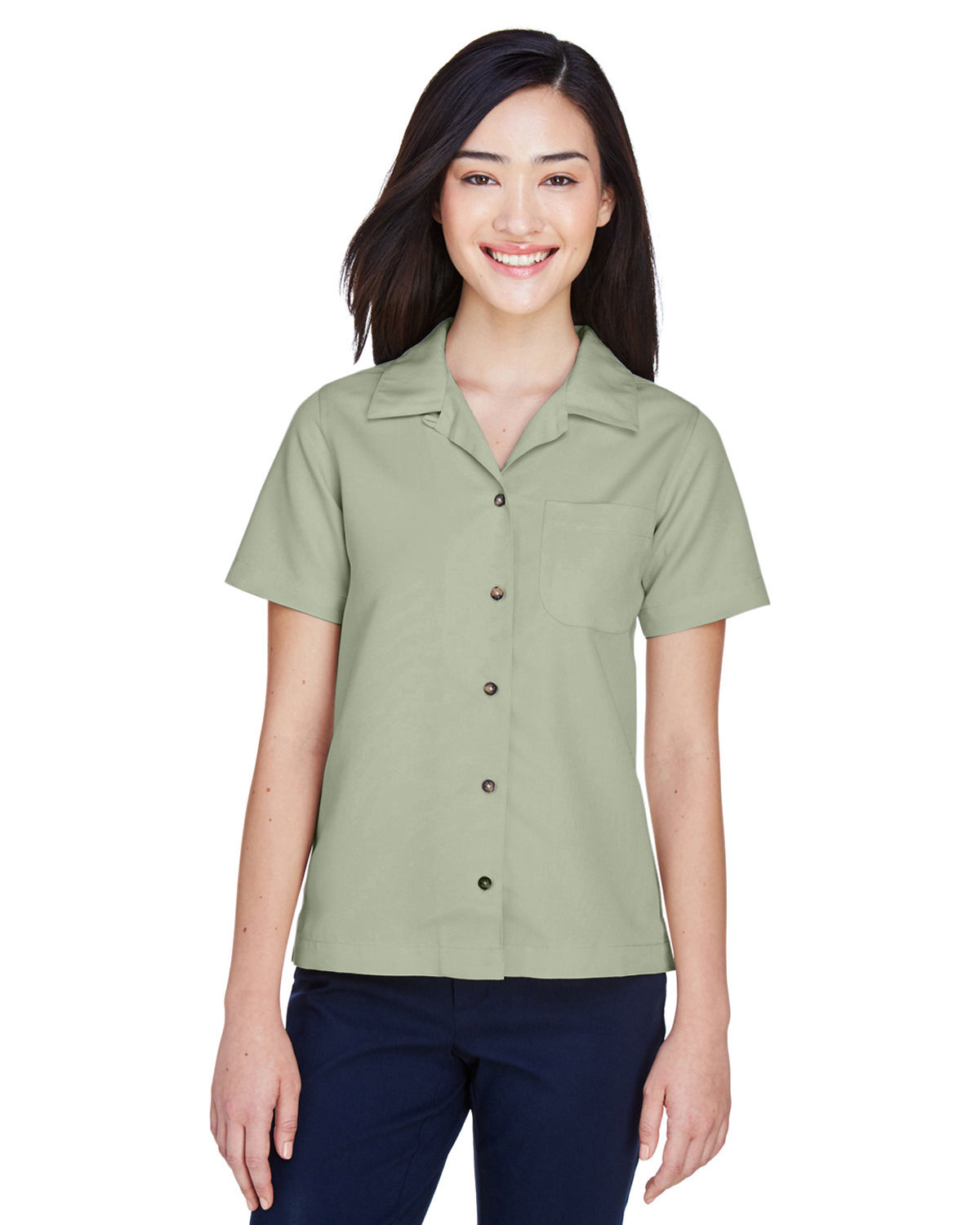 UltraClub 8981 Women's Cabana Breeze Camp Shirt