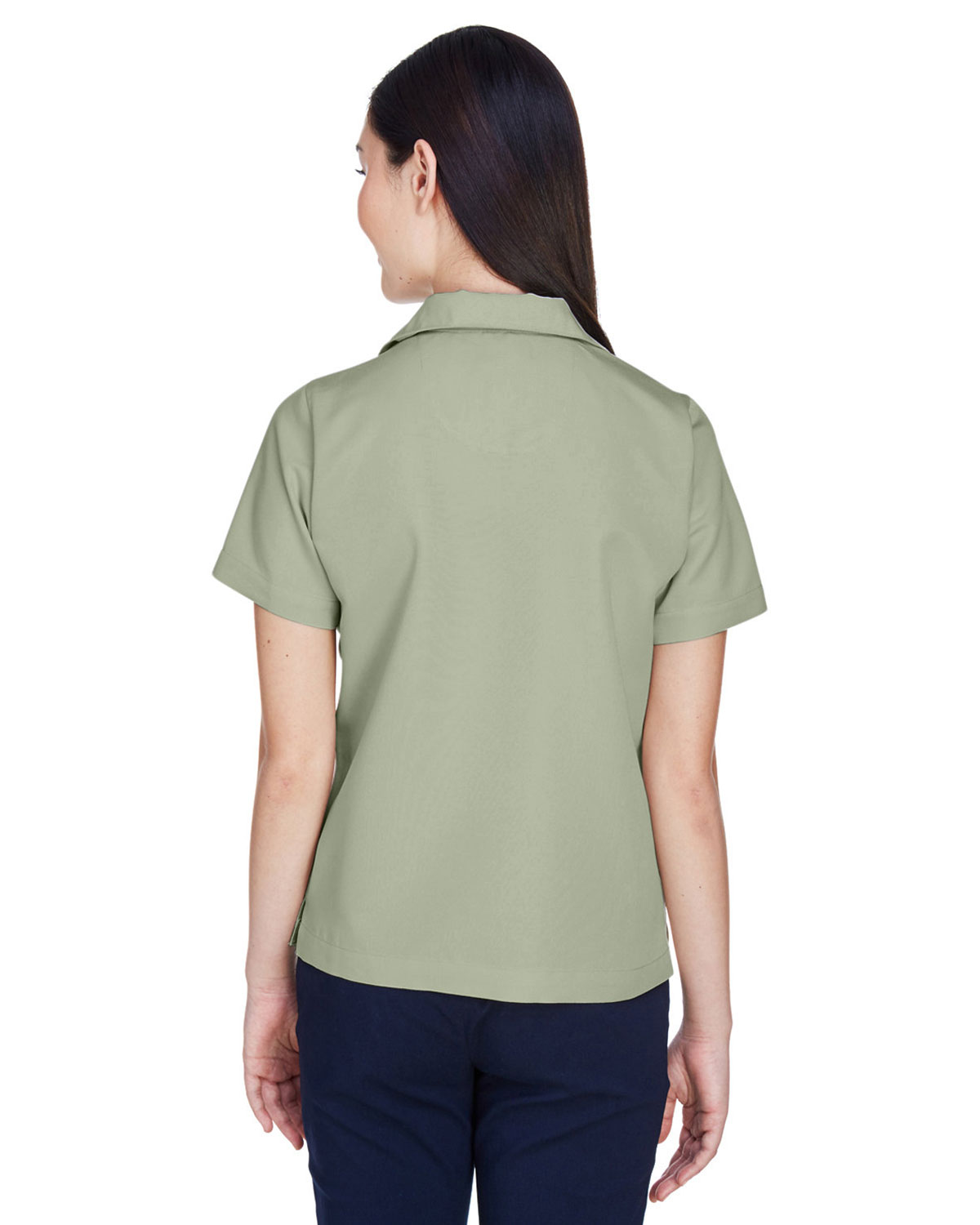 UltraClub 8981 Women's Cabana Breeze Camp Shirt view 2