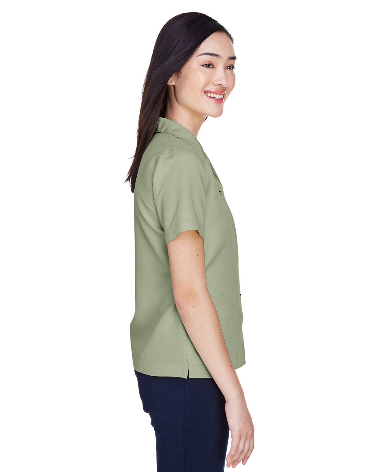 UltraClub 8981 Women's Cabana Breeze Camp Shirt view 3