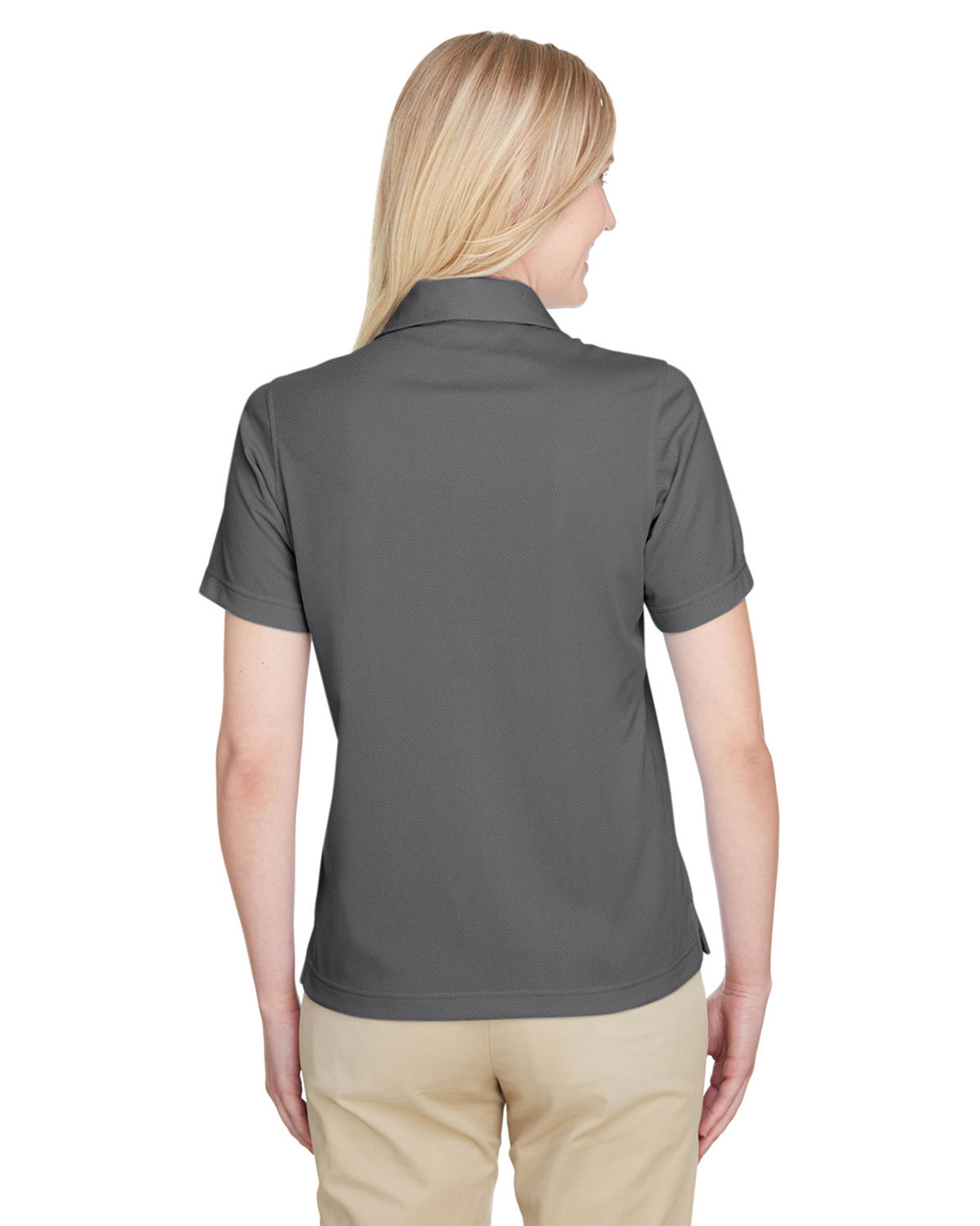 UltraClub UC102W Women's Cavalry Twill Performance Polo view 2