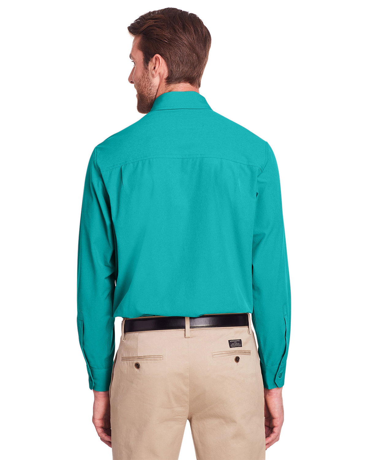 UltraClub UC500 Men's Bradley Performance Woven Shirt view 2