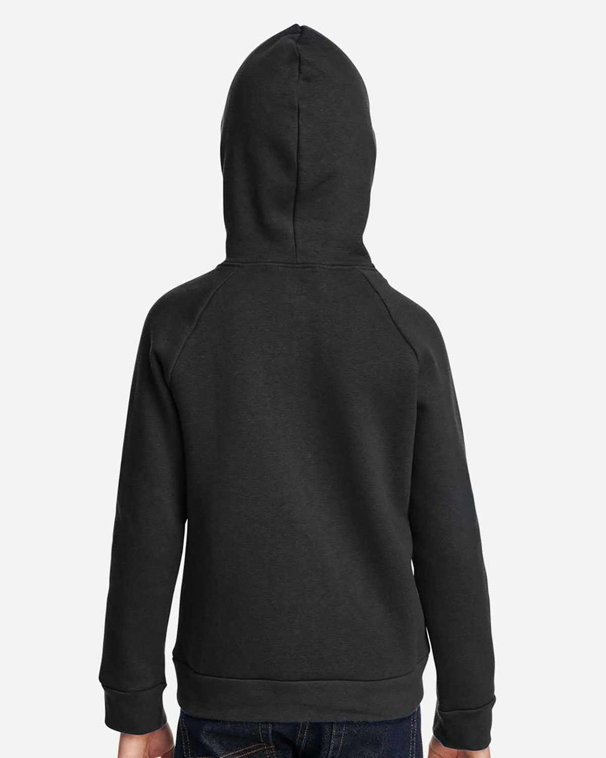 Under Armour 1379792 Youth Rival Fleece Hooded Sweatshirt view 2