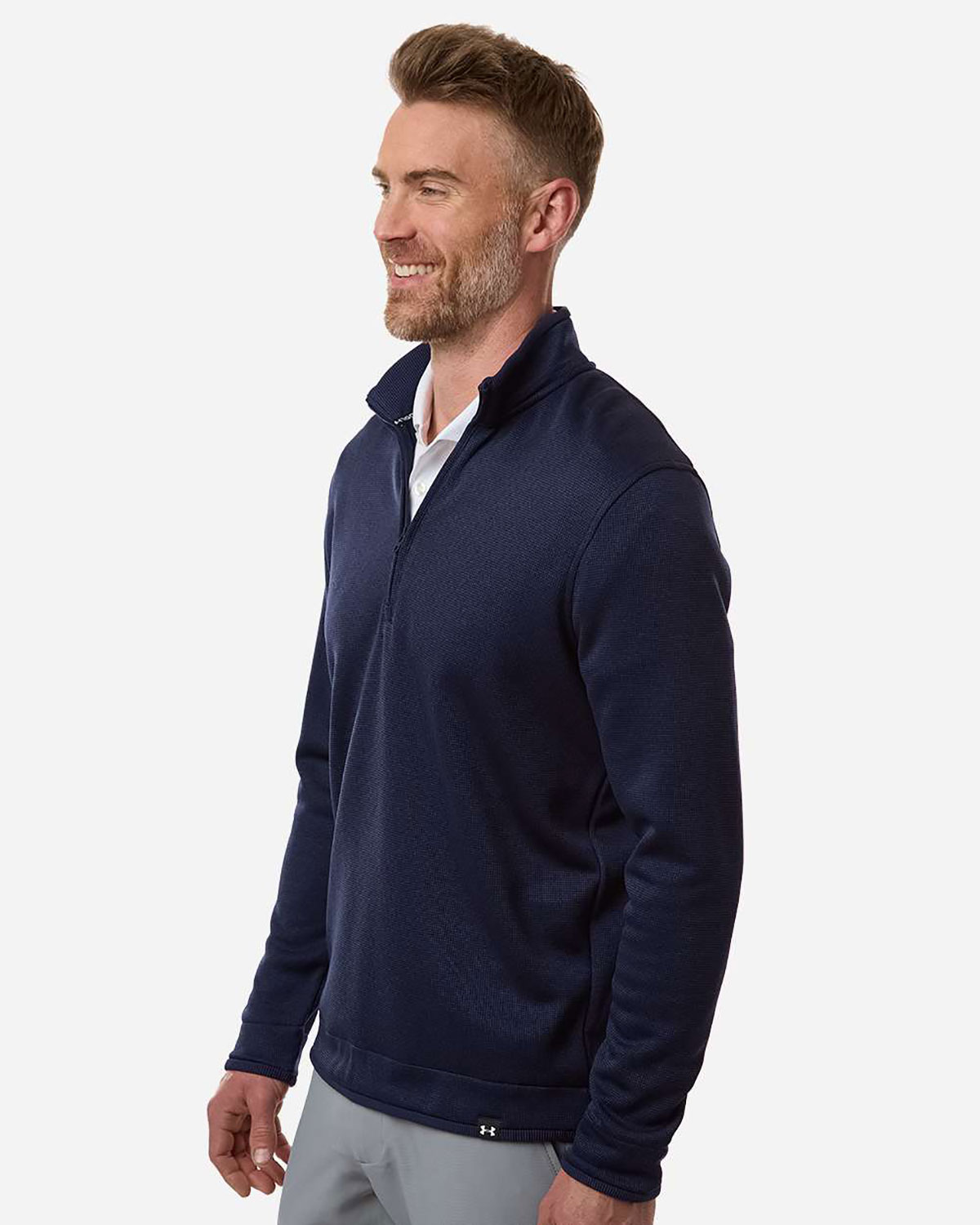 Under Armour 1383256 Men's Storm Sweater Fleece Quarter-Zip Pullover view 3