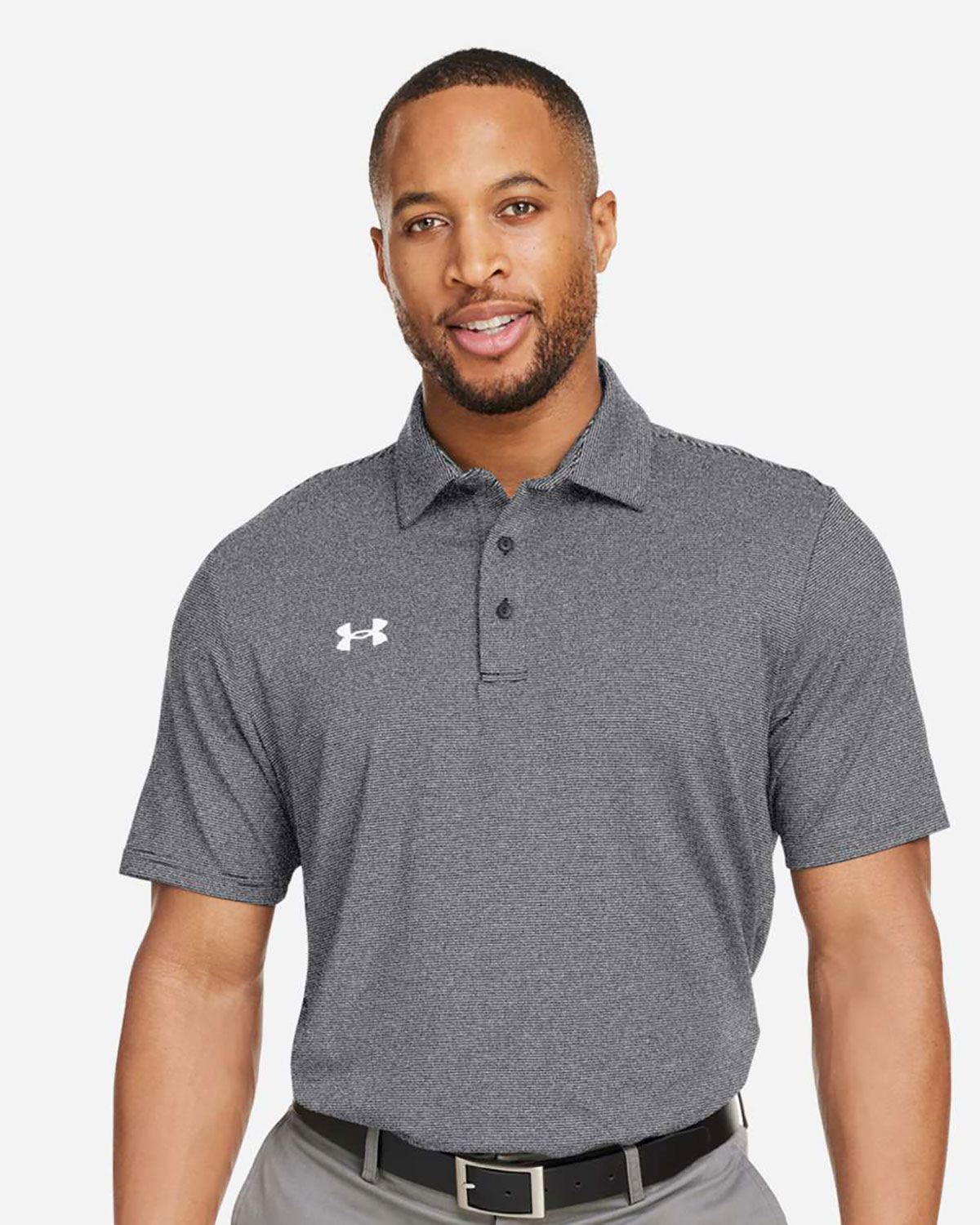 Under Armour 1389853 Men's Destin Drive "UA Playoff Team Stripe" Performance Polo